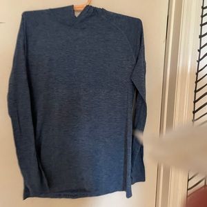 Lulemon blue metal vent hoodie